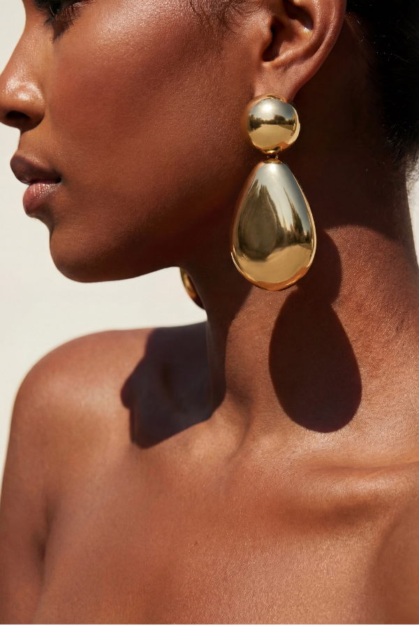 Teardrop Ball Earrings — 2